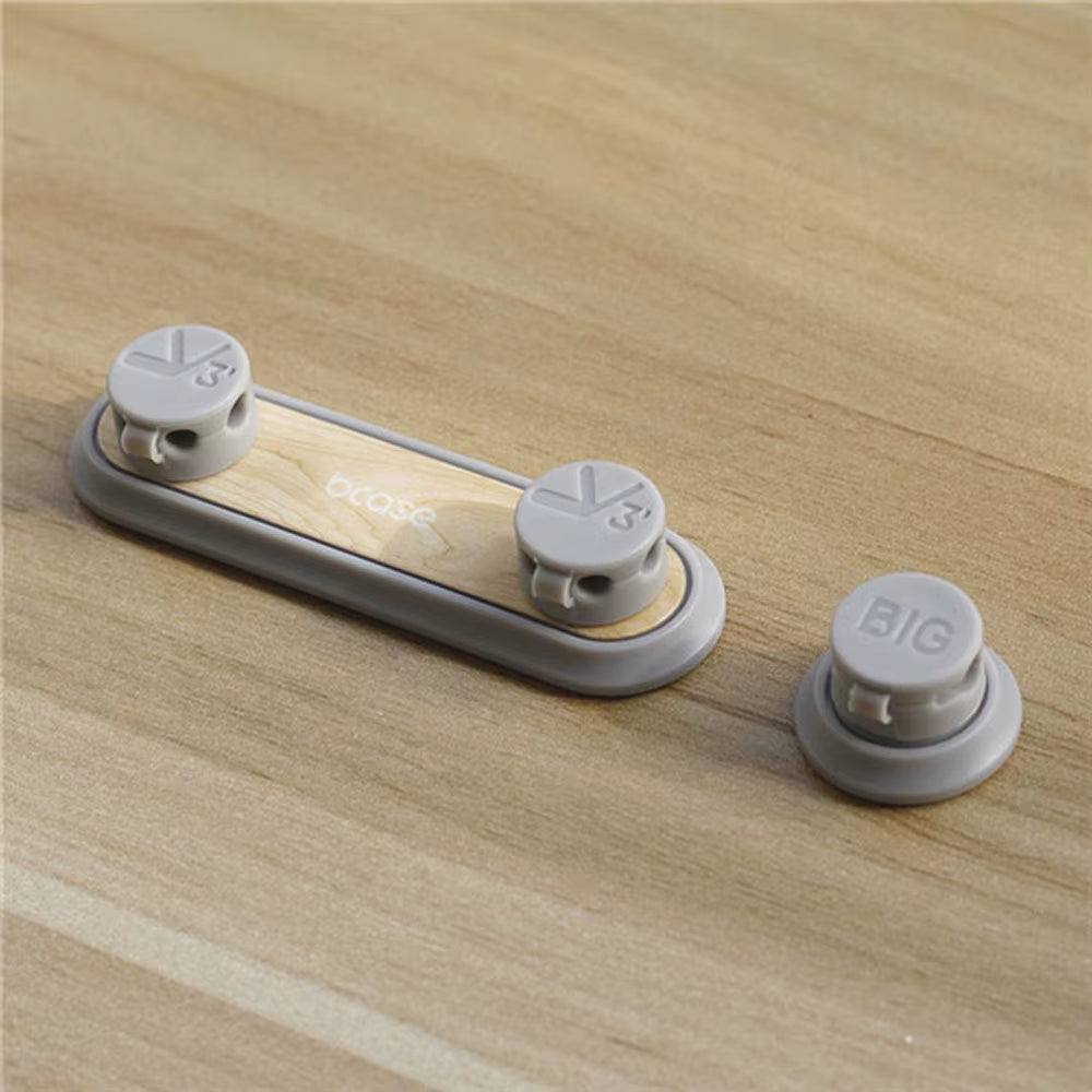 Cable Organizer Magnetic Cable Clip for Data Cable Winder for USB Cable Holder Desktop Plug Silicone Wire Retention Clips