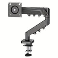 Single Monitor Arm for 13-32" Screen Adjustable Single Monitor Bracket Full Motion Swivel Desktop Monitor Stand for Home Office