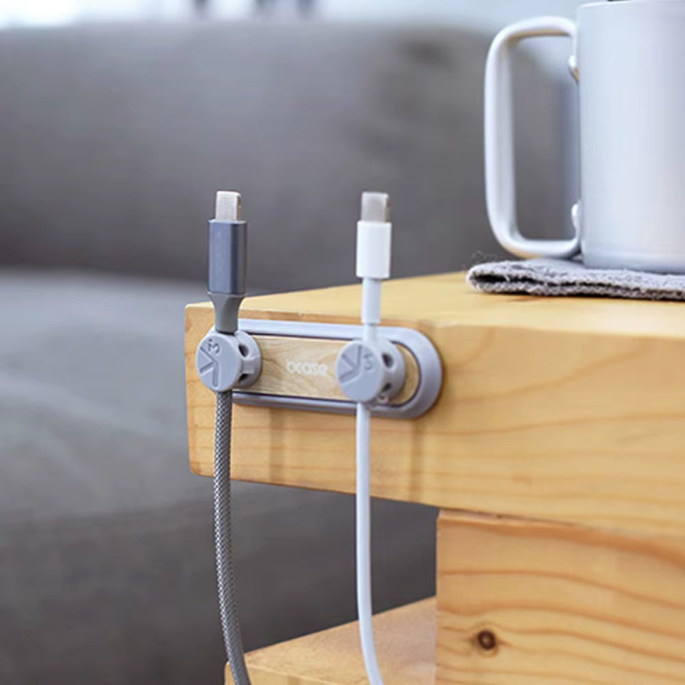 Cable Organizer Magnetic Cable Clip for Data Cable Winder for USB Cable Holder Desktop Plug Silicone Wire Retention Clips